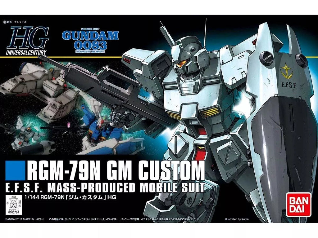 GUNDAM - HGUC 1/144 - RGM-79N GM Custom - Model Kit
