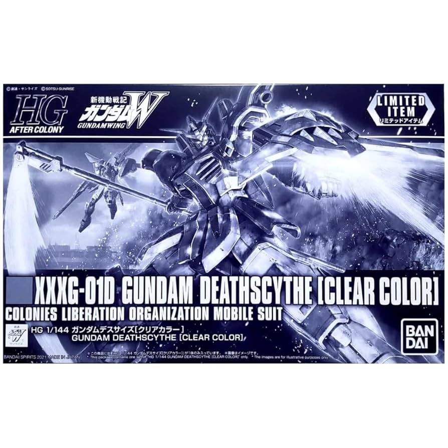 GUNDAM - HG 1/144 - XXXG-01D Gundam Deathscythe (Clear Color) - Premium Bandai - image 4 - Artbox