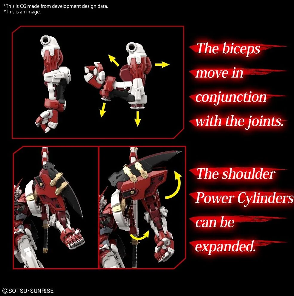GUNDAM - HiRM 1/100 - Gundam Astray Red Frame Powered
