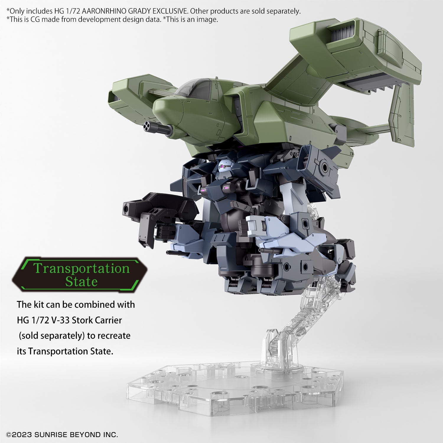 KYOUKAI SENKI - HG 1/72 - Aaronrhino Grady Exclusive - Model Kit