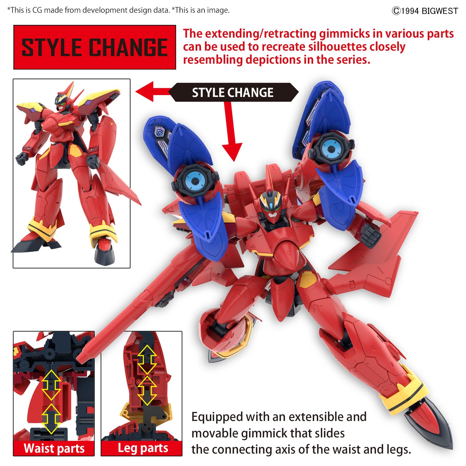 MACROSS - HG 1/100 VF-19 Custom Fire Valkyrie w/ sound Boost -Model Kit