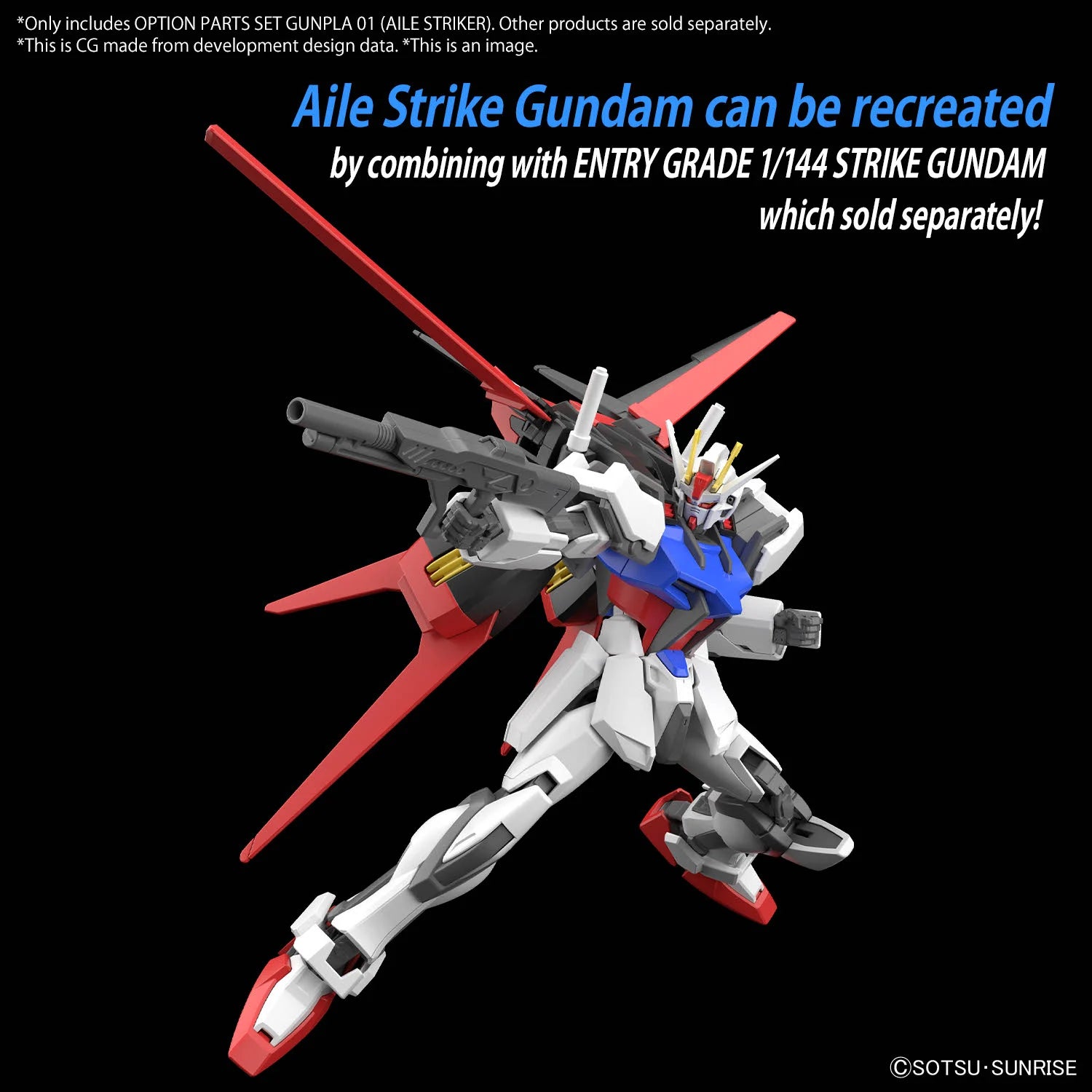 GUNDAM - Option Parts Set Gunpla 1 (Aile Striker) - Model Kit