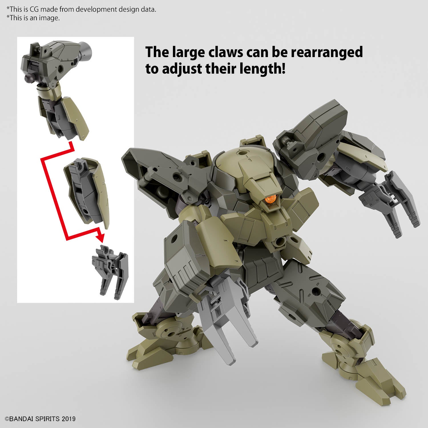 30MM - 1/144 - bEXM-29 Gardonova (Green) - Model Kit