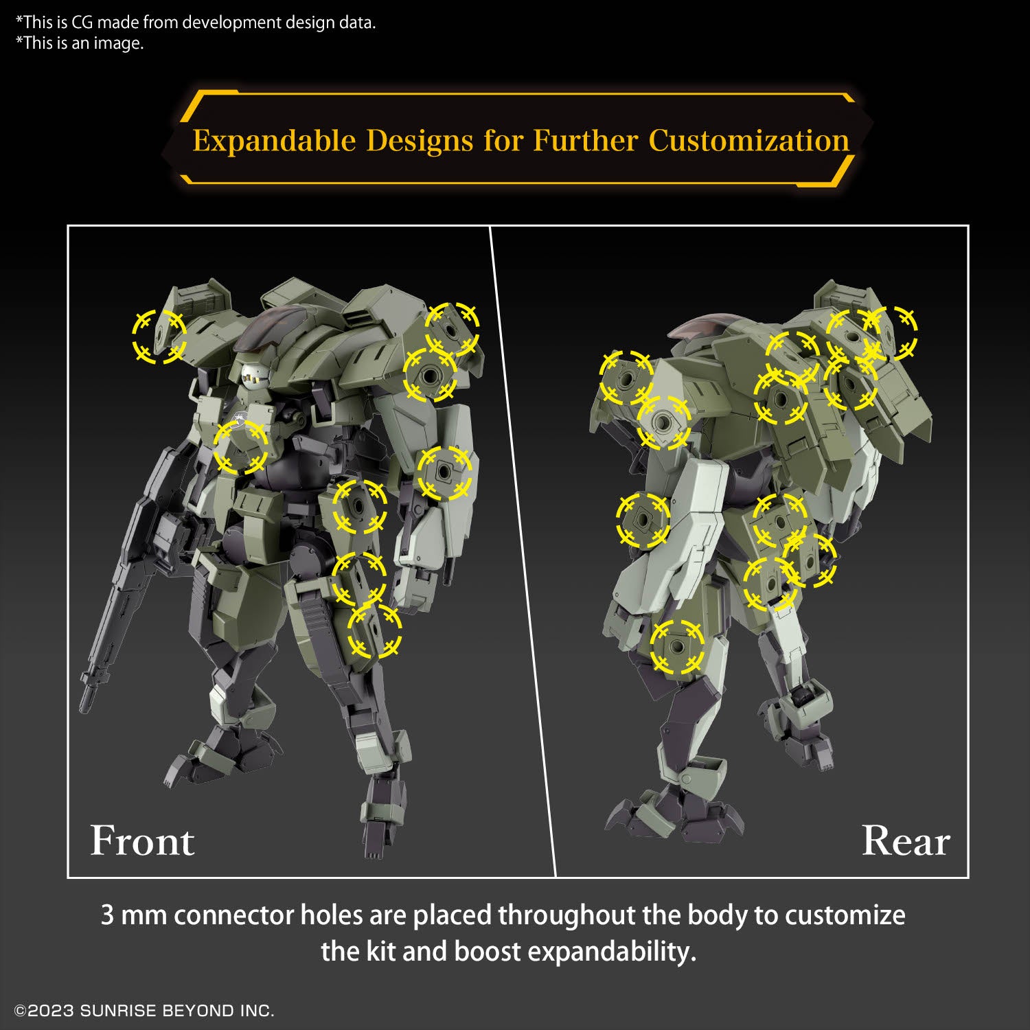 KYOUKAI SENKI - HG 1/72 - Aaronrhino - Model Kit
