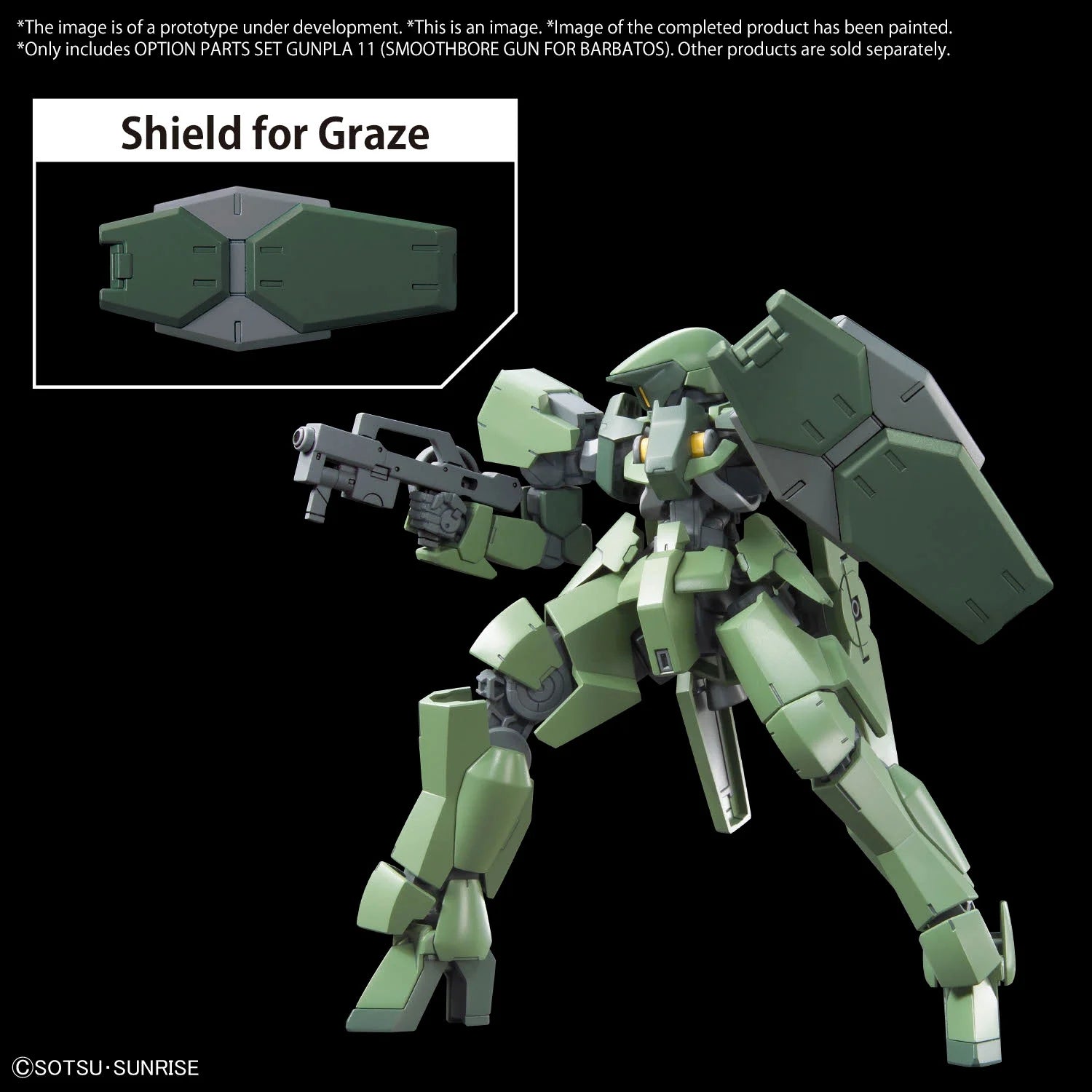 GUNDAM - Option Parts Set Gunpla 11 (Smoothbore Gun Barbatos) - Model Kit