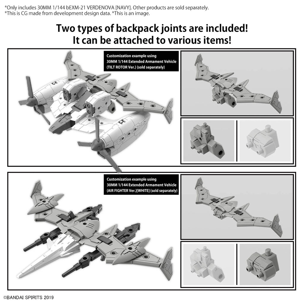 30MM - 1/144 - bEXM-21 Verdenova (Navy) - Model Kit