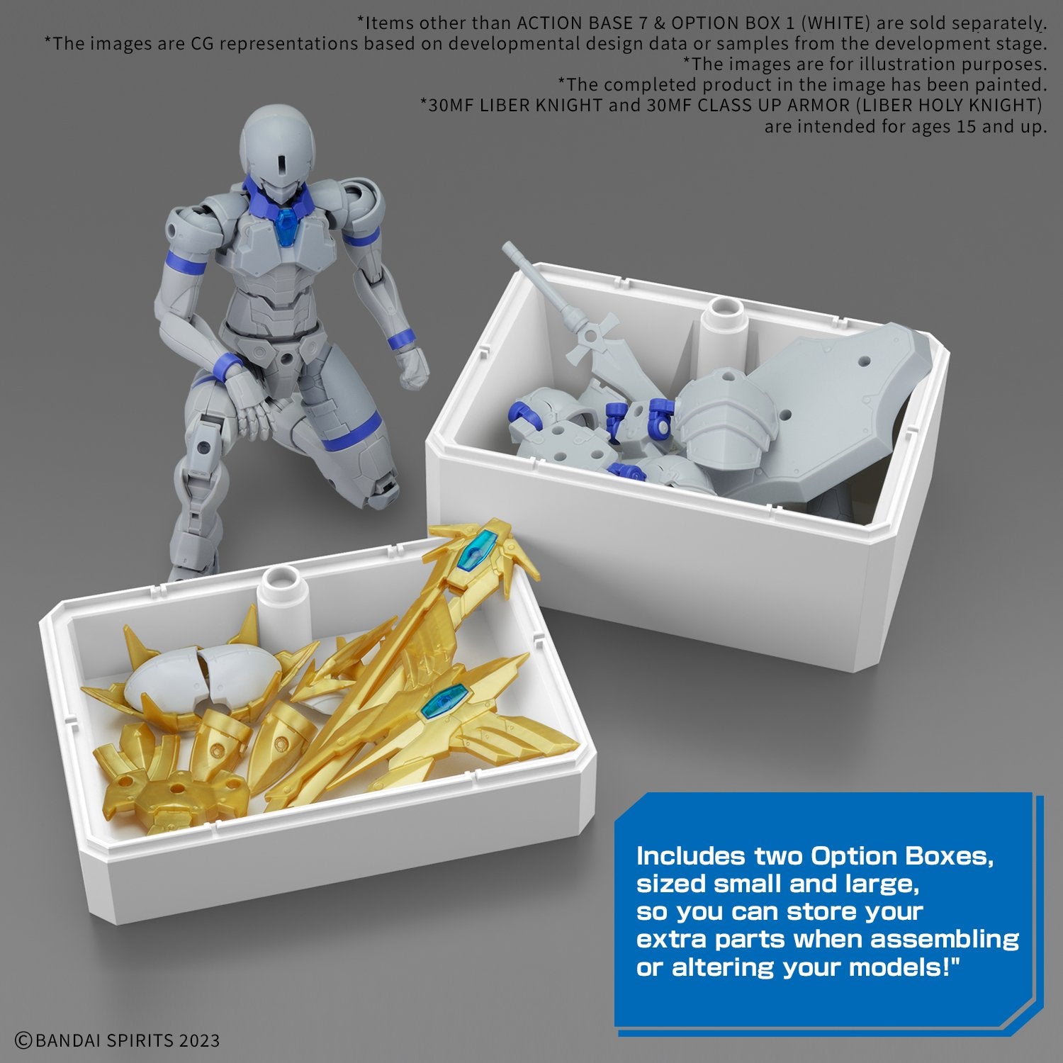 GUNDAM - Action Base 7 & Option Box (White) - image 3