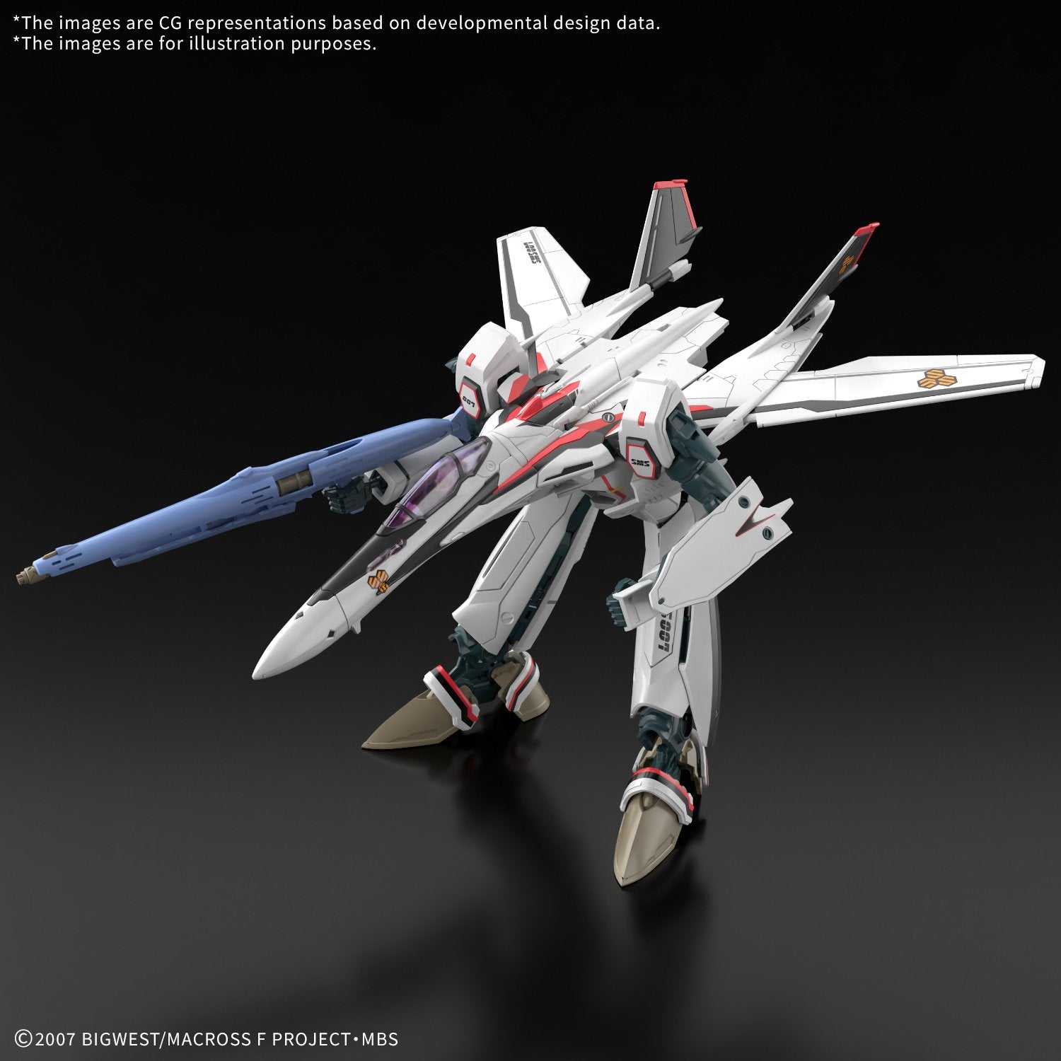MACROSS - HG 1/100 VF-25F Messiah Valkyrie Alto Custom - image 3