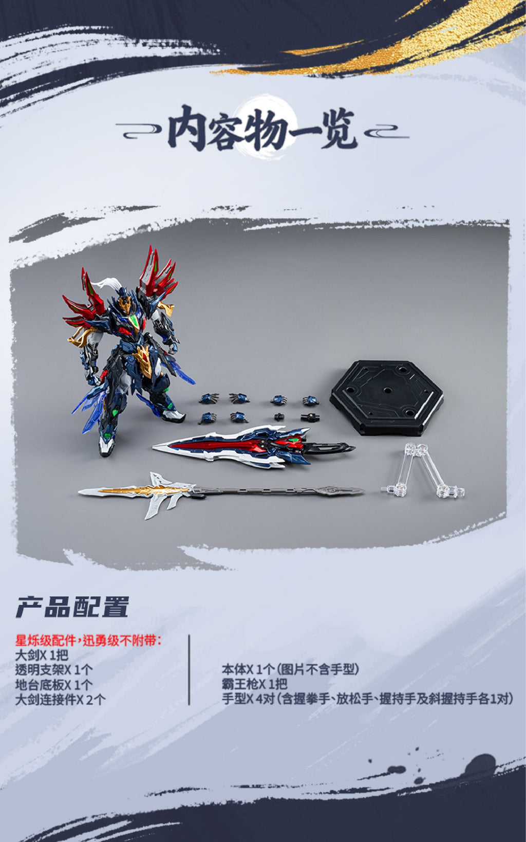 Motor Nuclear - Legend of Star General: SP-XH01 Xiang Yu - Star-Spark Class - 6