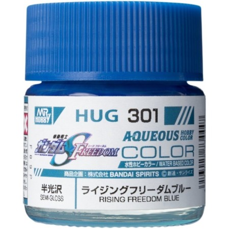 Mr Hobby - PEINTURE AQUEOUS GUNDAM COLOR (10ML) RISING FREEDOM BLUE