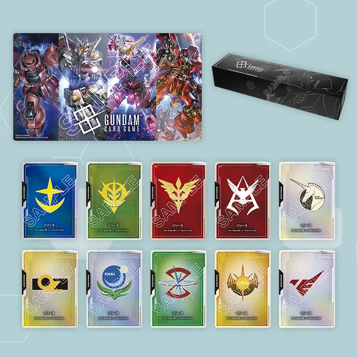 Gundam Card Game - Accessory Set 01 FIRST COMBAT - [EVX-01] - Premium Bandai - image 1