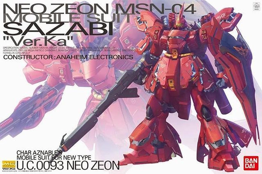 GUNDAM - MG 1/100 - MSN-04 Sazabi Ver.KA - Artbox