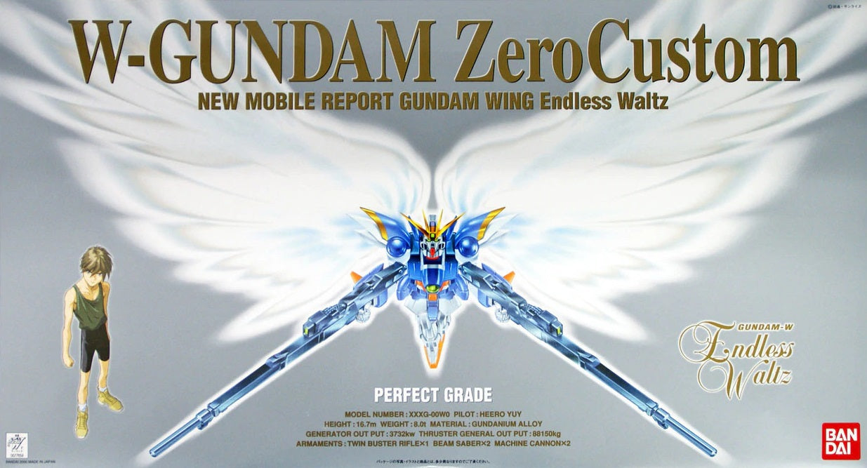 GUNDAM - PG 1/60 - W-Gundam Zero Custom artbox