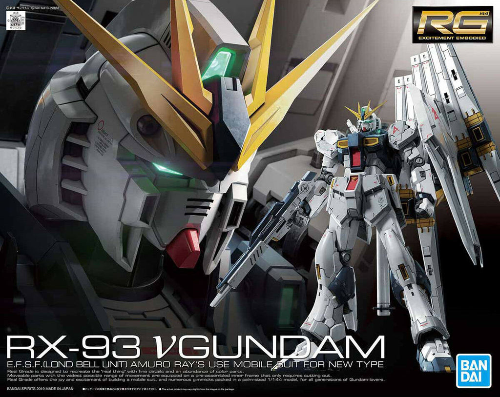 GUNDAM - RG 1/144 - RX-93 v nu Gundam - artbox
