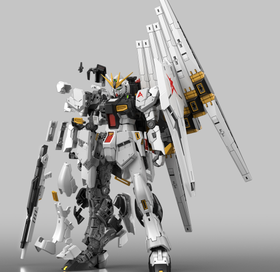 GUNDAM - RG 1/144 - RX-93 v nu Gundam - front